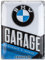 Nostalgic-Art Targa BMW – Garage – Idea Regalo per Amanti di Accessori per Auto, in Metallo, Design Vintage, 30 x 40 cm
