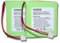 vhbw 2X NiMH Akku 600mAh (2.4V) kompatibel mit schnurlos Festnetz Telefon 1&1 Multiphone by 1und1 Ersatz für 5M702BMX, GP0827, GPHP70-R05.