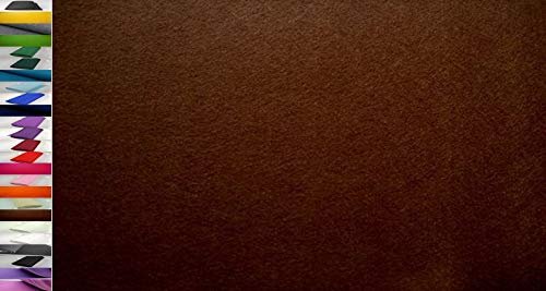StoffBook DUNKELBRAUN PREMIUM TASCHENFILZ 5MM FILZSTOFF FILZBASTELN STABIL STOFF, B530