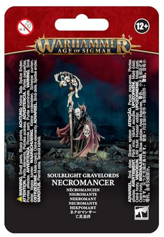 GAMES WORKSHOP 99070207005 Deathmages Necromancer Miniature Game, Black
