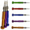 Gute Qualität 5 in 1 Repair Open Werkzeug-Set Schraubenzieher für iPhone Samsung Galaxy DIY Handy-Zubehör zufällige Farbe