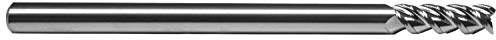 PAULIMOT VHM-Schlichtfräser Ø 4,0 mm 45° für Aluminium, 3-schneidig, poliert