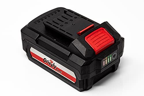 Grizzly Tools Akku 20V, 4,0 Ah geeignet für den Grizzly Tools Akku Rasentrimmer CT2000 Trimmer Sense Freischneider Akku Batterie Ersatzakku