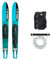 Mesle Wasser-Ski Set XPlore 157 cm mit Weste Sportsman + Leine Set, Anfänger und Fortgeschrittene Combo-Ski Ausrüstung für Jugendliche und Erwachsene