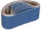 BRESUCNY Nastri Abrasivi 75 x 533 mm- 2 X Grana 40/60 & 3x Grana 80/120 Zirconia Nastro Abrasivo per il Metallo/Legno Levigatura a Secco e a Umido（10 Pezzi）