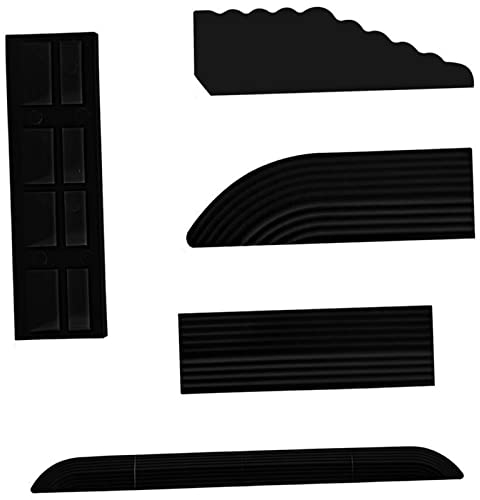 Baoblaze Threshold Ramp, Door Threshold Ramp, Robot Vacuum Cleaner, Robot Ramp, Door Floor Threshold Ramp for Robot Vacuum, Step Ramp for Robot Vacuum Cleaner, Black