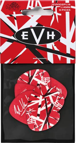 JIM DUNLOP Plektrum Eddie Van Halen, Frankenstein, 6 Stück, 1,14mm
