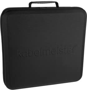 Kabelmeister Power Case - Praktischer Aufbewahrungskoffer für E-Auto-Ladekabel bis 10m - Qualitätsware schwarz