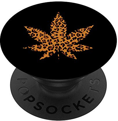 Cheetah Marihuana Weed Punk Rock N Roll Cannabis Mädchen Geschenk PopSockets mit austauschbarem PopGrip