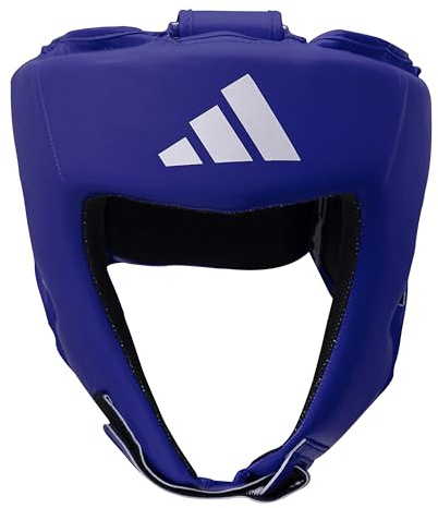 Casque de Boxe Competition FFBoxe - Adidas (Couleur : Bleu/FFB - Taille : M)