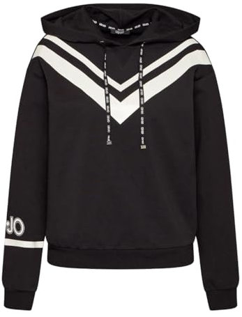 Liu.Jo Sweat à capuche Liu jo en coton pour femme Noir modèle TA2187 F0090 22222 Noir