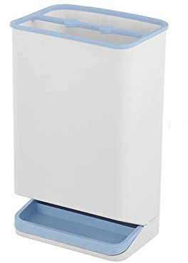 XHALERY Support de Porte-Parapluie, Porte-Parapluie, Porte-Parapluie Porte-Parapluie Bleu au Sol, 6 emplacements pour Parapluie, avec bac d'égouttement Amovible, Support de Stockage de par