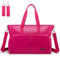 ROYALFAIR Baby Wickeltasche Klein für Unterwegs Reise Wickeltasche Bote Messenger mit Isoliertasche und Befestigungshaken (42 x 33 x 18 CM, Rosa)