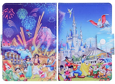 10 Tablet Case - Universal Stand Case Folio Cover for ALL 10in 10.1in Inch Tablets/Fits 9.7 10.1 10.2 10.3 10.4 10.5 10.6 Touchscreen Tab (Disneyland Parade)