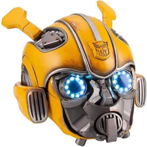 igra Iro𝐧 Ma𝐧 helmet Party helmets B𝐮mblebee wearable deformable voice controlled helmet role-playing props collection hobby boy gifts