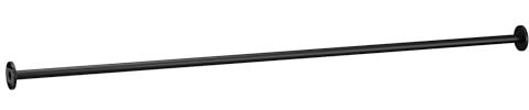 Moen Matte Black 60 Straight Fixed Shower Rod, SF2143BL