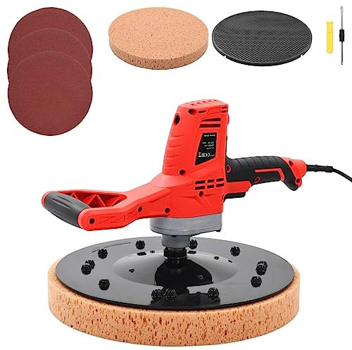 ARKEM Levigatrice elettrica per Malta da Muratore, Cazzuola lisciante per intonaco Portatile per Rifiniture murali, betoniera Multifunzione, con Dischi di Ricambio,Cazzuola Elettrica Portatile 710 W