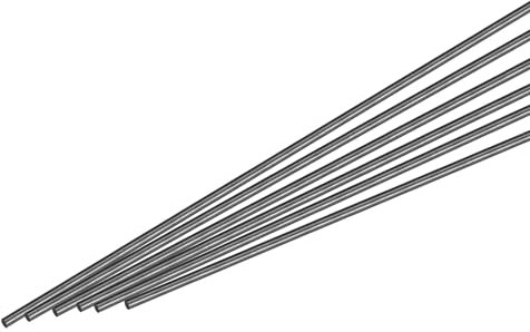 QUARKZMAN Barre en Fibre de Carbone, 2mm x 300mm pour avion RC, Outil de Bricolage pour Tube D'Aile de Quadcoptère, Lot de 10