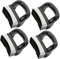 ABOOFAN 4er-Pack Abnehmbare Topfgriff-Ohr-ersatzteile Für Herd-topflappen Ersatz-ergonomischer Griff