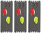 Storfisk fishing & more 6 Forellen-Vorfächer aus Fluorocarbon mit Aufwickler, Pilotkugel und Angelhaken, Typ:Oval