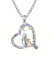 liameya Mutter und Tochter Halskette, Silber Herz Anhänger Kette Schmuck, Weihnachten Geburtstag Geschenke für Mutter Tochter, Muttertag Kette (heart)