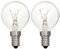 Bell Lighting Round Oven Bulb Incandescent 40W (Pack of 2) - Clear 300° 240V Oven Lamp Warm White, 2700K Small Edison Screw lamp Bulb for Oven, Microwave, and Wax Melt Burner