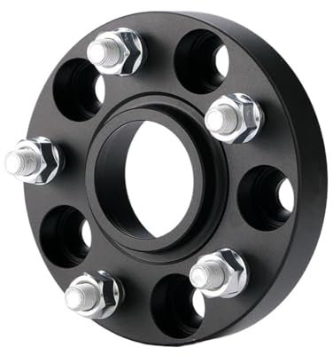 ATGCBCAUF Für Toyota Für Camry RAV4 1 Stück Spurverbreiterungsadapter PCD 5x114,3 CB 60,1 Mm Spurverbreiterungsadapter(1PC 25mm Black)