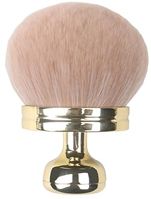 TEEKU Extra Large Body Makeup Brush For Leg & Bronzer Suncreen Applicator Inch Wide Foundation Oval With Drawstring Bag Gol Sponge (Gold, One Size)