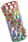 LootPop Rainbow Translucent Building Block - Vase Decoration Display Set - MOC STEM Toy Compatible with Famous Flower Bouquet 10280 Kit 473Pcs - Gift for Her