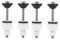 SHINEOFI 2 Set Fissaggi Per Sedile Wc Da Bulloni Per Sostituzione Cerniere Vite Fissaggio Resistente Per Water Facile Installazione E Riparazione Accessori 2 Pezzi*2