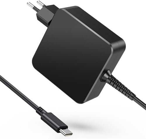 USB C 65W Chargeur Ordinateur USB-C pour Ordinateur Portable Chargeur pour Chromebook Huawei Matebook Câble de Chargement pour Ordinateur Portable Thinkpad MacBook, HP Spectre, Air Acer