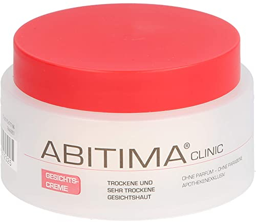 ABITIMA CLINIC Gesichtscreme 75 ml – bei trockener Haut, beruhigt irritierte Haut, spendet intensive Feuchtigkeit, mit Lanolin, Vitamin E & Glycerin
