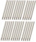 BQLZR Lot de 30 fraises rotatives en argent à pointe sphérique de 2,5 mm