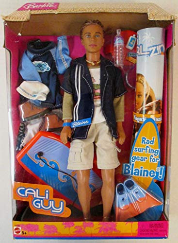 Barbie Cali Guy Blaine Doll with Surfing Accesories