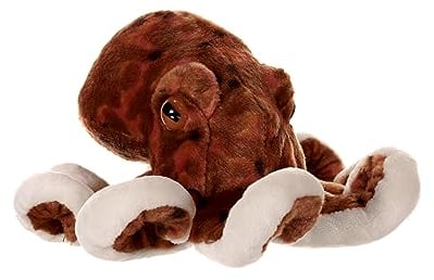 Wild Republic Cuddlekins Mini Krake, Stofftier, Baby-Geschenk für Mädchen und Jungen, Kinder Plüschtier, Kuscheltier Für Babys, Spielzeug aus Recyclingmaterial, 20 cm