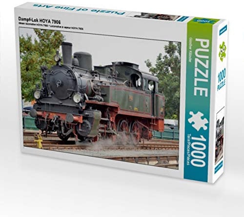 CALVENDO Puzzle Dampf-Lok STETTIN 7906 1000 Teile Puzzle quer | Lege-Größe cm Foto-Puzzle für glückliche Stunden