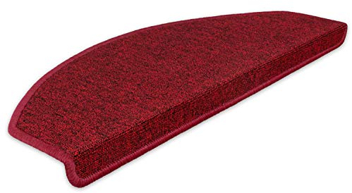 Kettelservice-Metzker Stufenmatten Treppen-Teppich Rambo 15er SparSet 17 Farben (-A-Weinrot-)