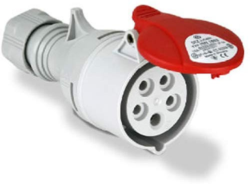 Prise mâle femelle prise murale, prise encastrable 5 broches 16 A, 320 V