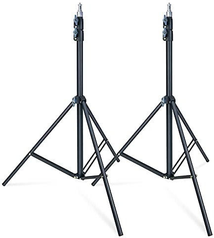 LINCO Lincostore Zenith Fotostudio-Lichtständer, 225 cm, 2 Stück für HTC Vive VR, Video, Hochformat und Produktfotografie