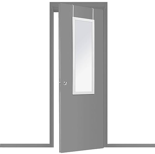 5five - weißer klassischer türspiegel 36x110