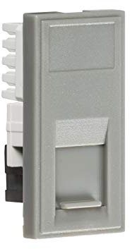 Knightsbridge NETCAT6GY RJ45 Outlet Module 25 mm x 50 mm in Grey