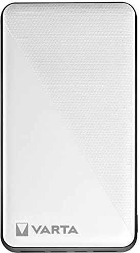 VARTA Power Bank 15000mAh, Powerbank Energy mit 4 Anschlüssen (1x Micro USB, 2x USB A, 1x USB C), kompatibel mit Tablets & Smartphone, inkl. Micro USB Ladekabel