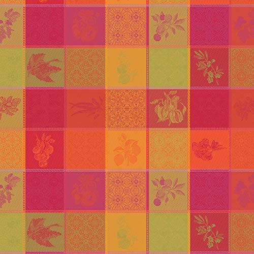 Garnier Thiebaut 41065 Tablecloth Mille Tutti Frutti Tischdecke Sangria, Baumwolle, Mehrfach