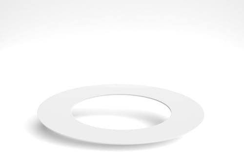 Round Downlight/Spotlight Surround/Bezel Repair Ring MATT White (60mm Hole, 100mm Outside)