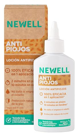 NEWELL - Loción Antipiojos | Árbol de té orgánico | Libre de parabenos, alcohol, PEG y siliconas, vegana, apta mayores 2 años