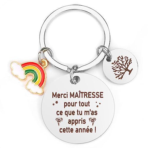 Irrigao Cadeau Maitresse, Cadeaux Maitresse D'école, Porte Clef Maîtresse, Cadeau Maitresse Fin D'année, Cadeau pour Maitresse D'ecole, Merci Maitresse Cadeau, Maîtresse Noël Cadeau