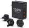 130W USB C GaN Wall Charger 4 Ports PD 100W Charging Station travel USB-C Power Adapter Compatible with MacBook Pro Air iPhone 13 12 11 Samsung S22 S21 Pixel Lenovo HP Dell Galaxy S9 and More.