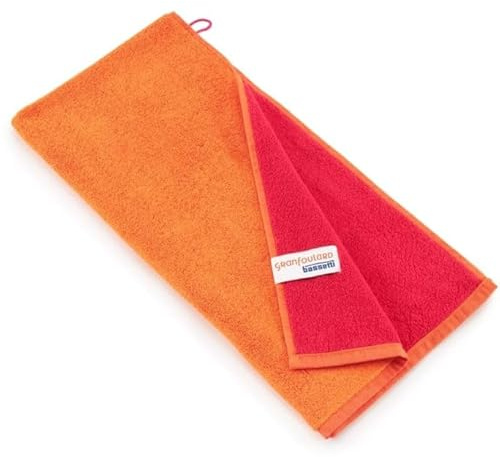 Bassetti NEW Shades Handtuch aus 100% Baumwolle in der Farbe Mandarine O2, Maße: 50x100 cm - 9327875