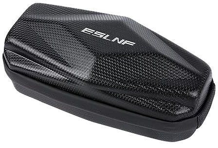 Toseky Sac pour Trottinette électrique - Double Fermeture Éclair Hard Shell Imperméable Scooter Sacs Vélo Avant Sac,Sac de Guidon réfléchissant de Stockage de Scooter pour vélos de Route vélos