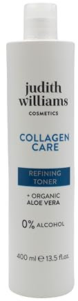 Judith Williams Collagen Care Refining Toner, 400 ml I Alkoholfrei I biozertifizierte Aloe Vera